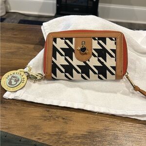 Spartina 449 Houndstooth Black and Tan Wallet